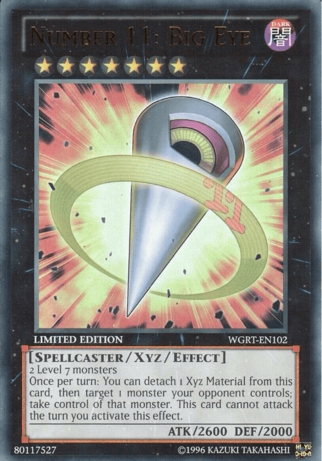 Number 11: Big Eye [WGRT-EN102] Ultra Rare - Josh's Cards