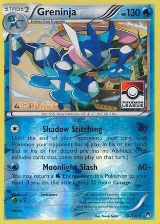 Greninja 040/122 - League & Championship Cards - Reverse Holofoil