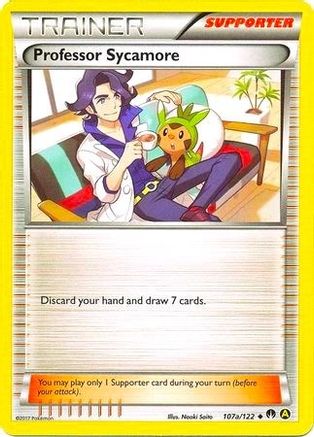 Professor Sycamore (Non-Holo) 107a/122 - Alternate Art Promos