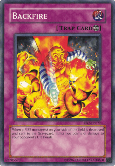 Backfire [DR2-EN158] Common - Josh's Cards