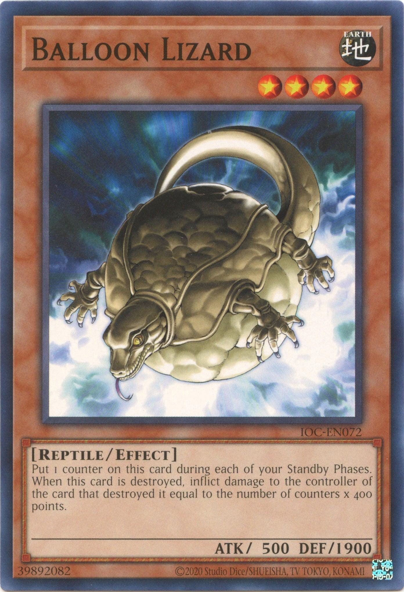 Balloon Lizard (25th Anniversary) [IOC-EN072] Common - Josh's Cards