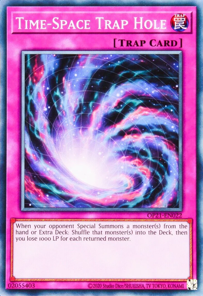 Time-Space Trap Hole (OP21-EN022) - OTS Tournament Pack 21 Unlimited