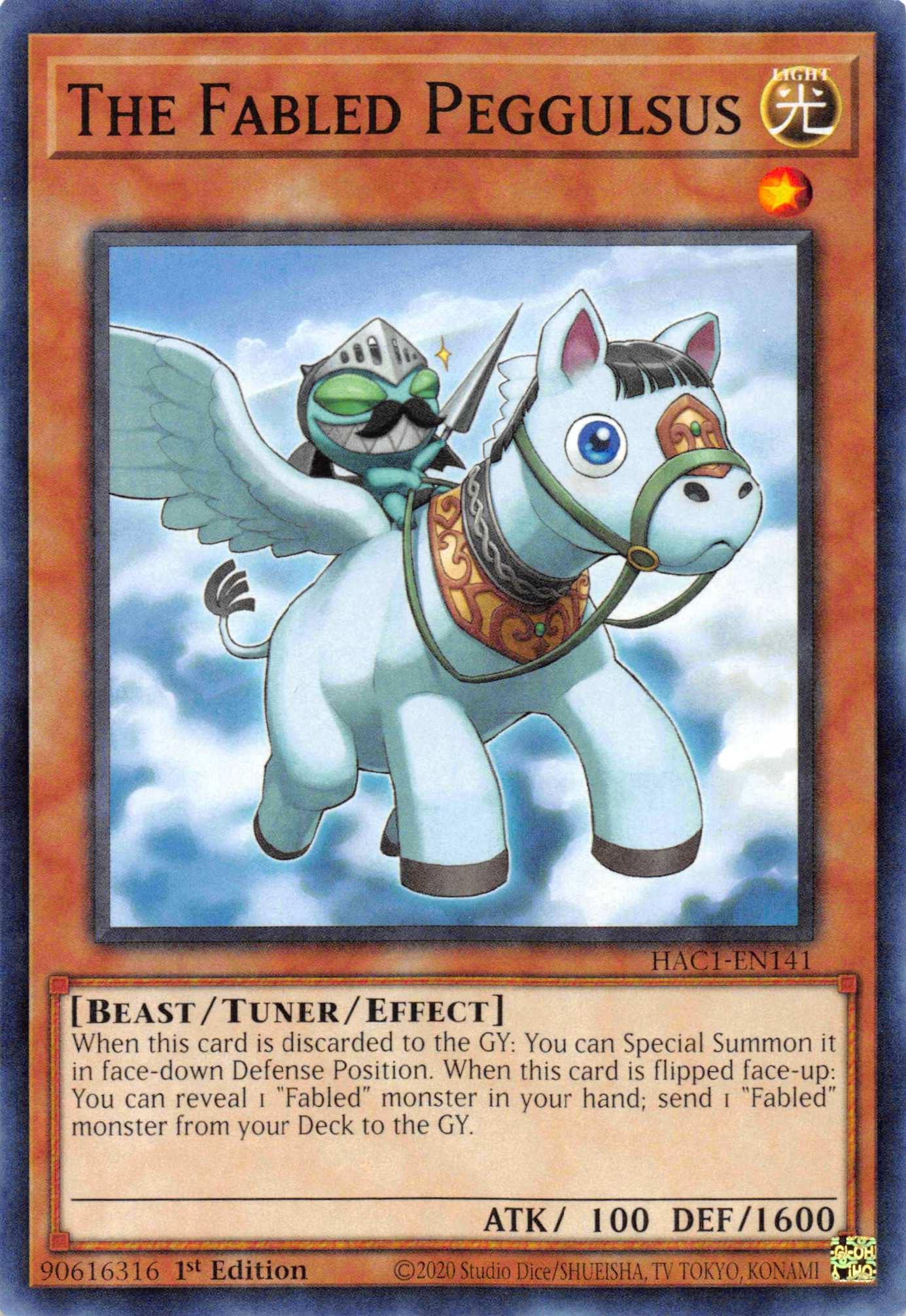 The Fabled Peggulsus [HAC1-EN141] Common - Josh's Cards