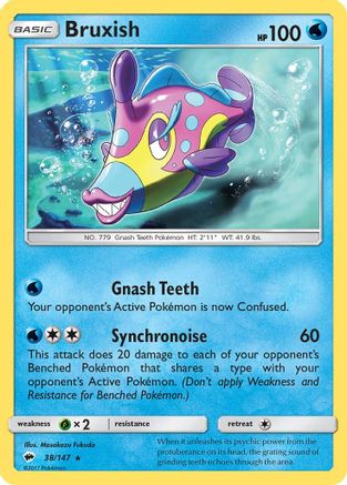 Bruxish 038/147 - SM  Burning Shadows