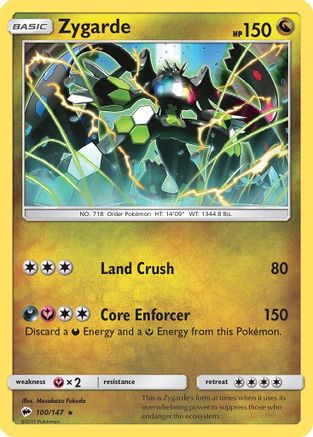 Zygarde [100] (Burning Shadows)