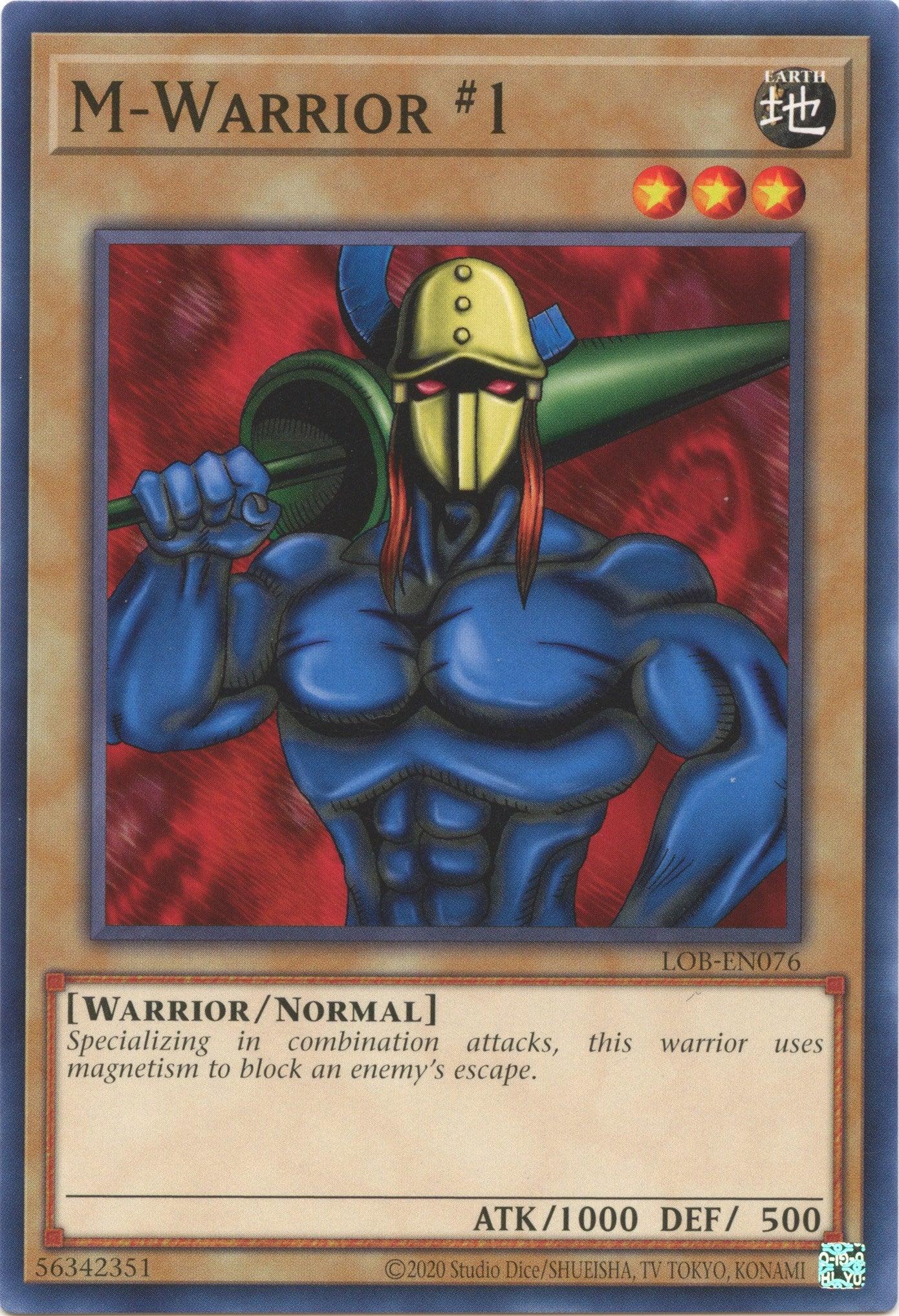 M-Warrior #1 (25th Anniversary) [LOB-EN076] Common - Josh's Cards
