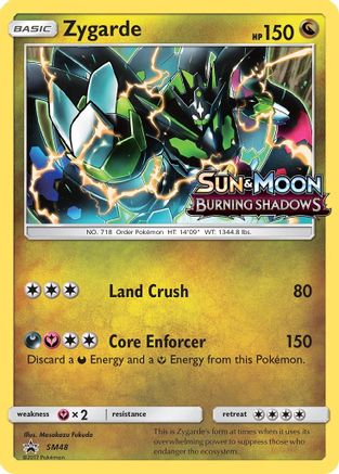 Zygarde [SM48] (SM Black Star Promos) Holofoil