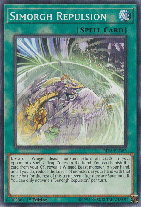 Simorgh Repulsion [RIRA-EN062] Common - Josh's Cards