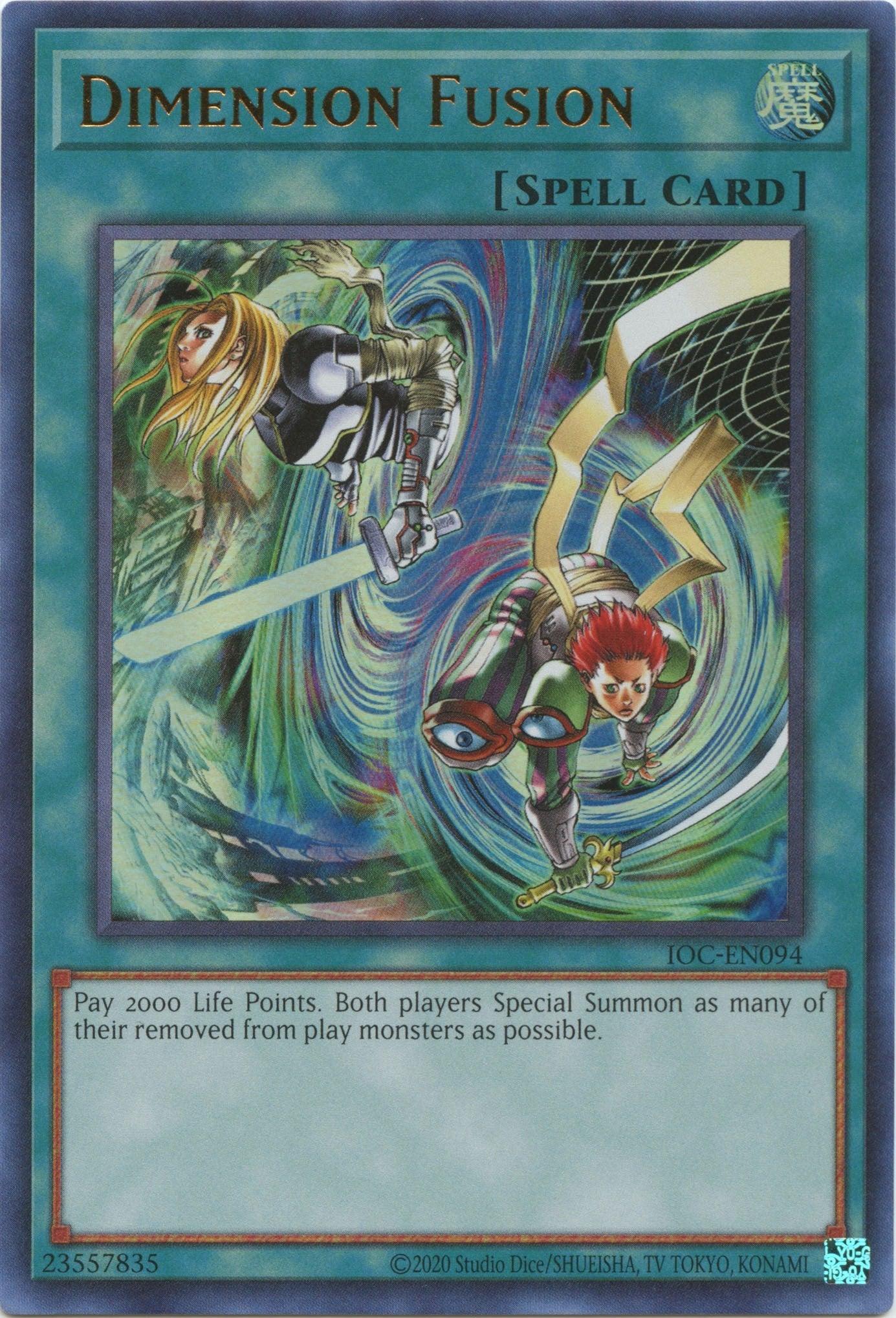Dimension Fusion (25th Anniversary) [IOC-EN094] Ultra Rare - Josh's Cards