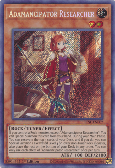 Adamancipator Researcher [SESL-EN002] Secret Rare - Josh's Cards