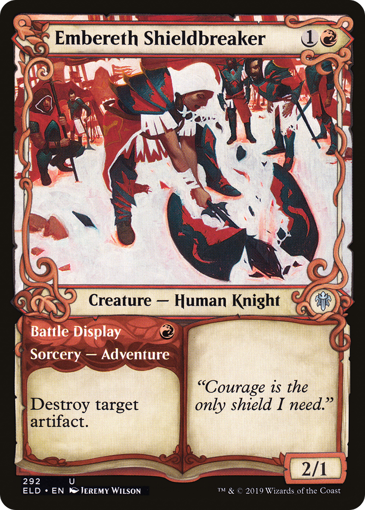 Embereth Shieldbreaker // Battle Display (ELD-292) - Throne of Eldraine: (Showcase)