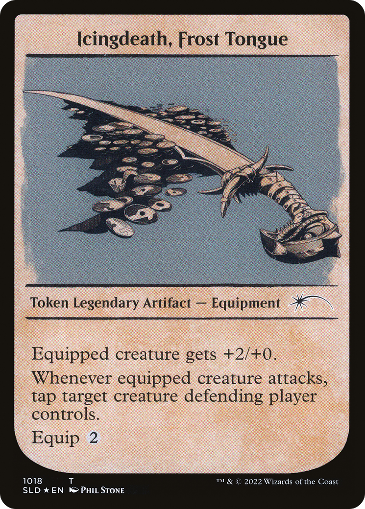 Icingdeath, Frost Tongue (SLD-1018) - Secret Lair Drop: (Showcase) Foil
