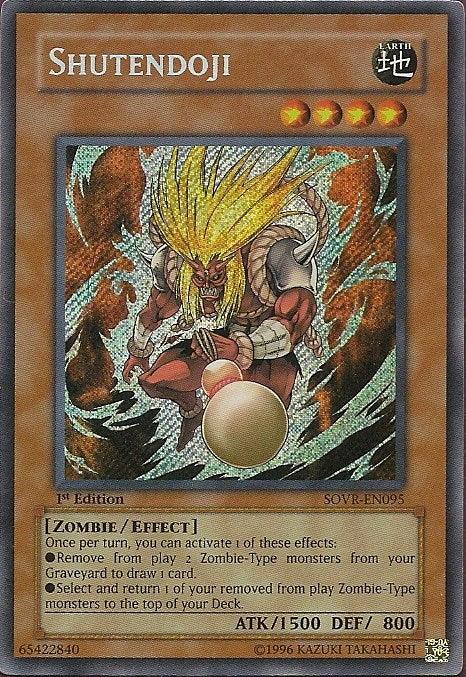Shutendoji [SOVR-EN095] Secret Rare - Josh's Cards