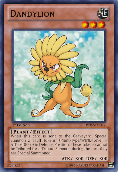 Dandylion [BP02-EN077] Common - Josh's Cards