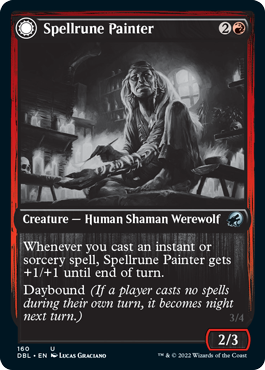 Spellrune Painter // Spellrune Howler (DBL-160) - Innistrad: Double Feature: (Double Faced Transform) Foil