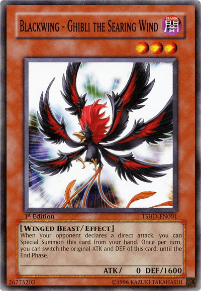 Blackwing - Ghibli the Searing Wind [TSHD-EN001] Common - Josh's Cards