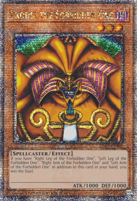 Exodia the Forbidden One [TN23-EN002] Quarter Century Secret Rare - Josh's Cards