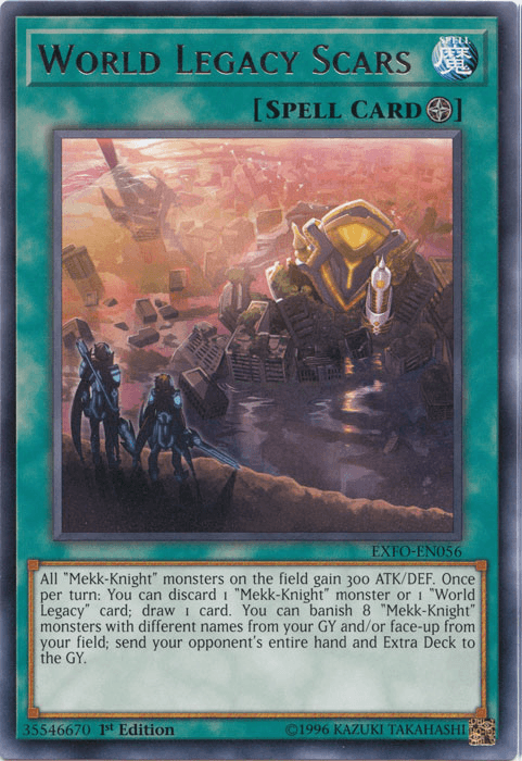 World Legacy Scars [EXFO-EN056] Rare - Josh's Cards