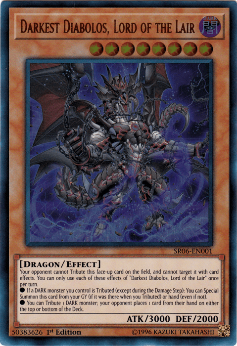 Darkest Diabolos, Lord of the Lair [SR06-EN001] Ultra Rare - Josh's Cards