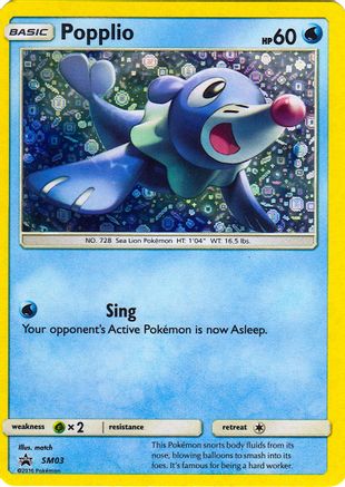 Popplio (General Mills Promo) SM03 - Miscellaneous Cards & Products Holofoil