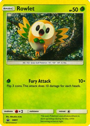 Rowlet (General Mills Promo) SM01 - Miscellaneous Cards & Products Holofoil
