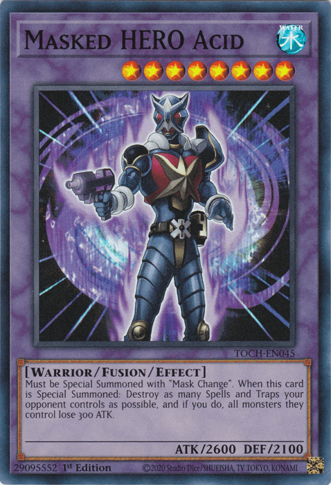 Masked Hero Acid [TOCH-EN045] Super Rare - Josh's Cards