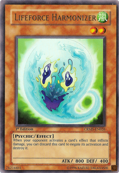 Lifeforce Harmonizer [CRMS-EN026] Ultra Rare - Josh's Cards