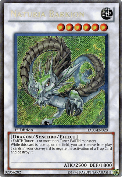 Naturia Barkion [HA03-EN028] Secret Rare - Josh's Cards