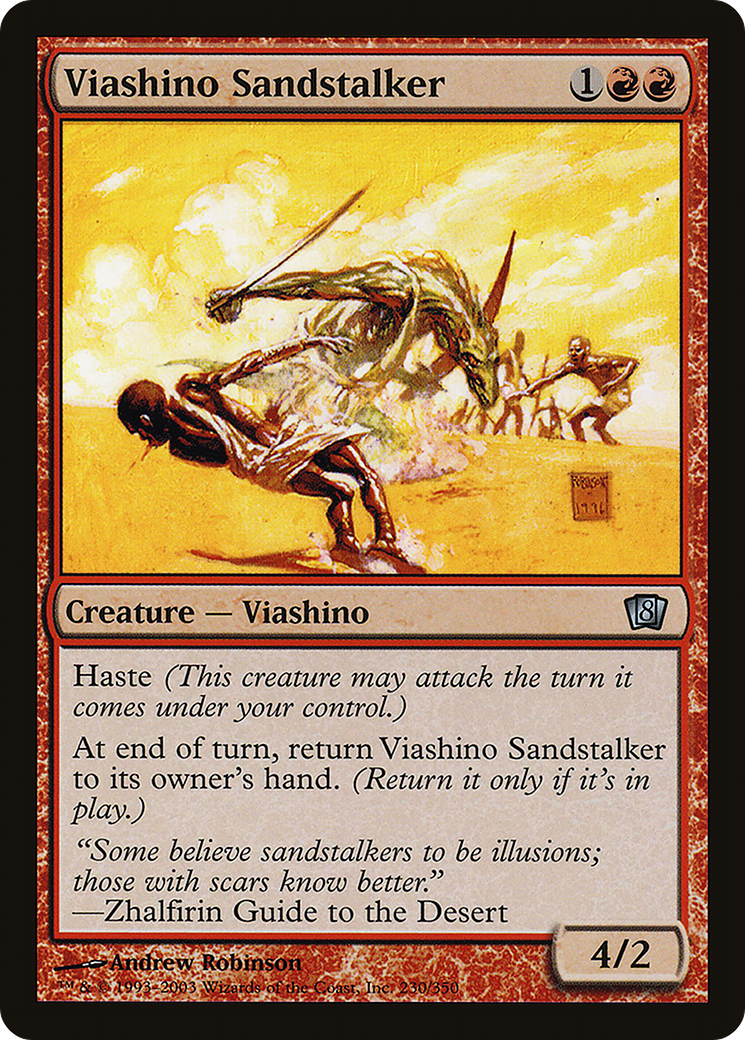 Viashino Sandstalker [Eighth Edition] Foil