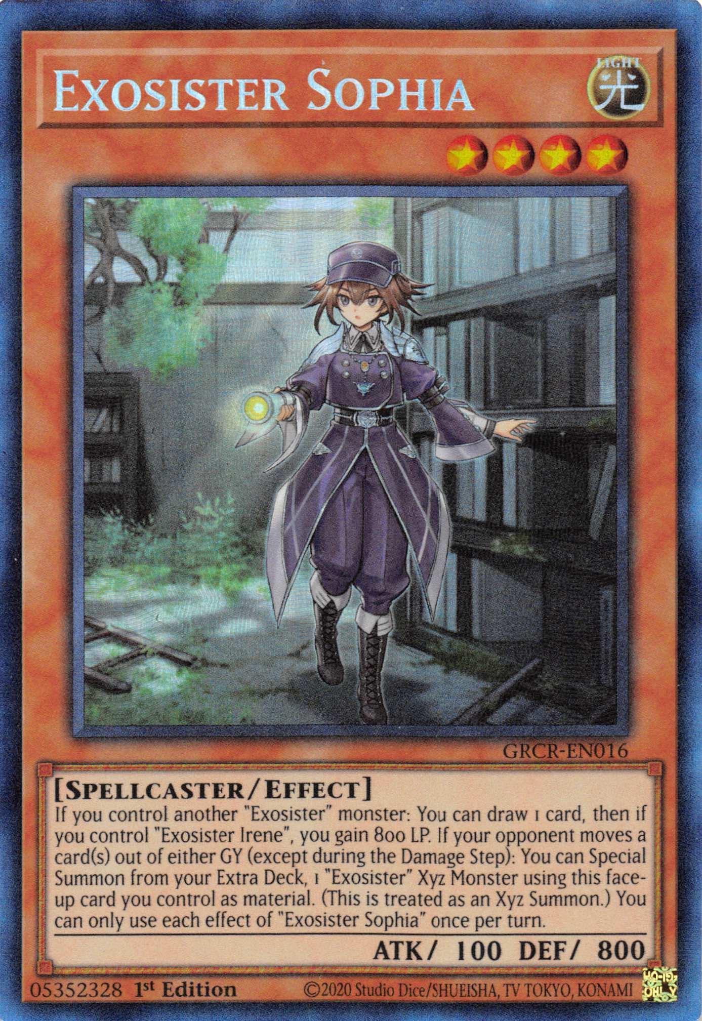 Exosister Sophia [GRCR-EN016] Collector's Rare - Josh's Cards