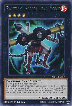 Battlin' Boxer Lead Yoke [MP14-EN027] Rare - Josh's Cards