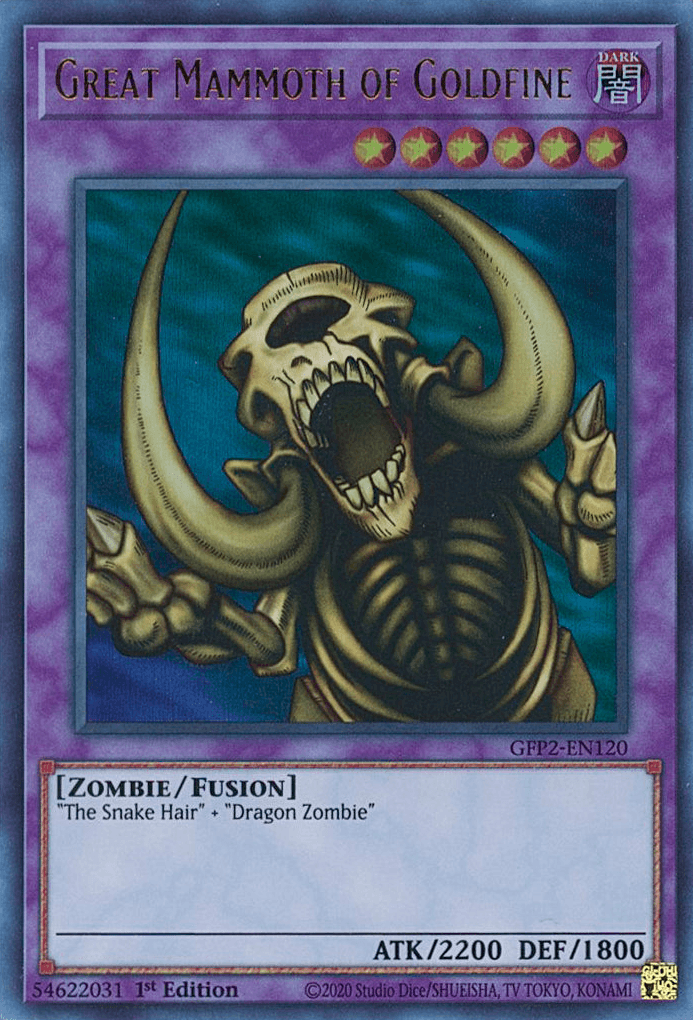Great Mammoth of Goldfine [GFP2-EN120] Ultra Rare - Josh's Cards