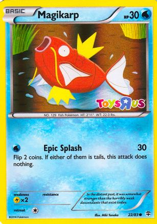 Magikarp (Toys R Us Promo) 022/83 - Miscellaneous Cards & Products Holofoil