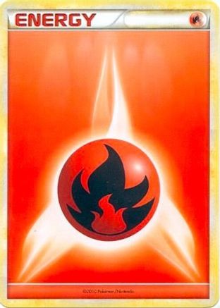 FireEnergy (2010 Unnumbered HGSS Style Non-Holo)  - League & Championship Cards