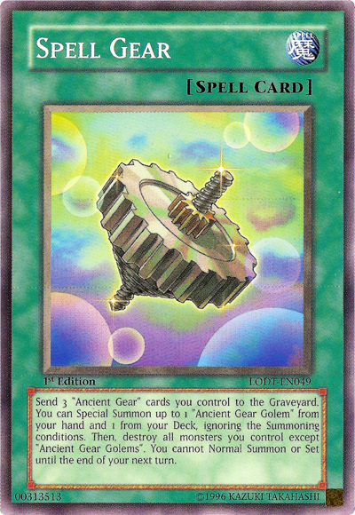 Spell Gear (LODT-EN049) - Light of Destruction Unlimited