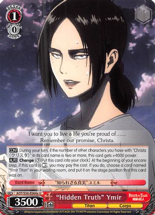 "Hidden Truth" Ymir (A) (AOT/S50-E064a U) - Attack on Titan Vol. 2