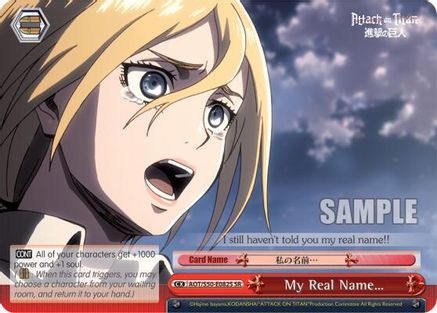 My Real Name... (SR) (AOT/S50-E082S SR) - Attack on Titan Vol. 2