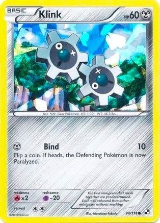Klink (Cracked Ice Holo) 074/114 - Blister Exclusives Holofoil