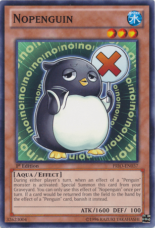 Nopenguin [PRIO-EN037] Common - Josh's Cards