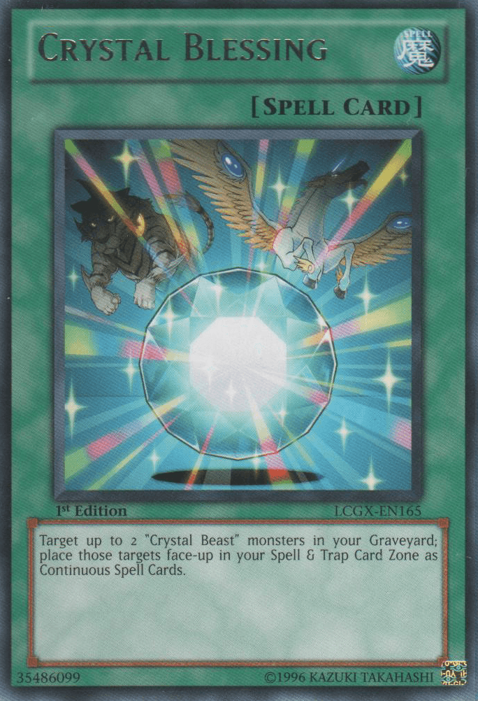 Crystal Blessing [LCGX-EN165] Rare - Josh's Cards