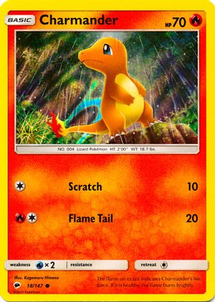 Charmander (Premium Collection Promo) 018/147 - Miscellaneous Cards & Products Holofoil