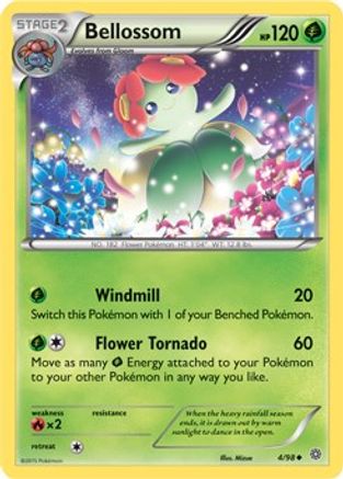 Bellossom (Cosmos Holo) 004/98 - Miscellaneous Cards & Products Holofoil