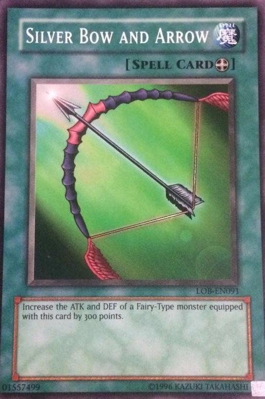 Silver Bow and Arrow [LOB-EN091] Common - Josh's Cards