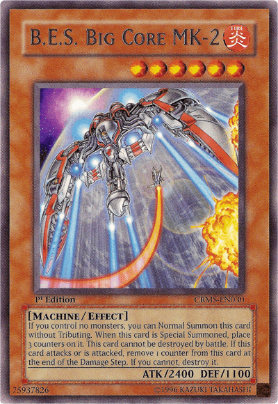 B.E.S. Big Core MK-2 [CRMS-EN030] Rare - Josh's Cards