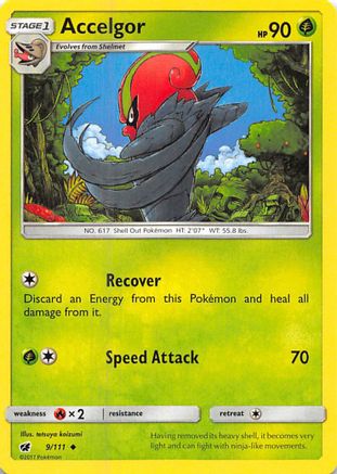 Accelgor 009/111 - SM  Crimson Invasion