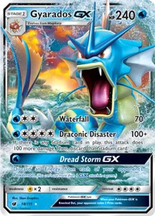 Pokemon: Gyarados GX Crimson Invasion 18/111 - Near Mint