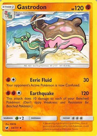 Gastrodon 054/111 - SM  Crimson Invasion