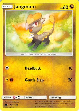 Jangmo-o 075/111 - SM  Crimson Invasion Reverse Holofoil