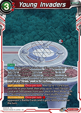 Young Invaders (Common) (BT13-028) [Supreme Rivalry] Parallel Foil