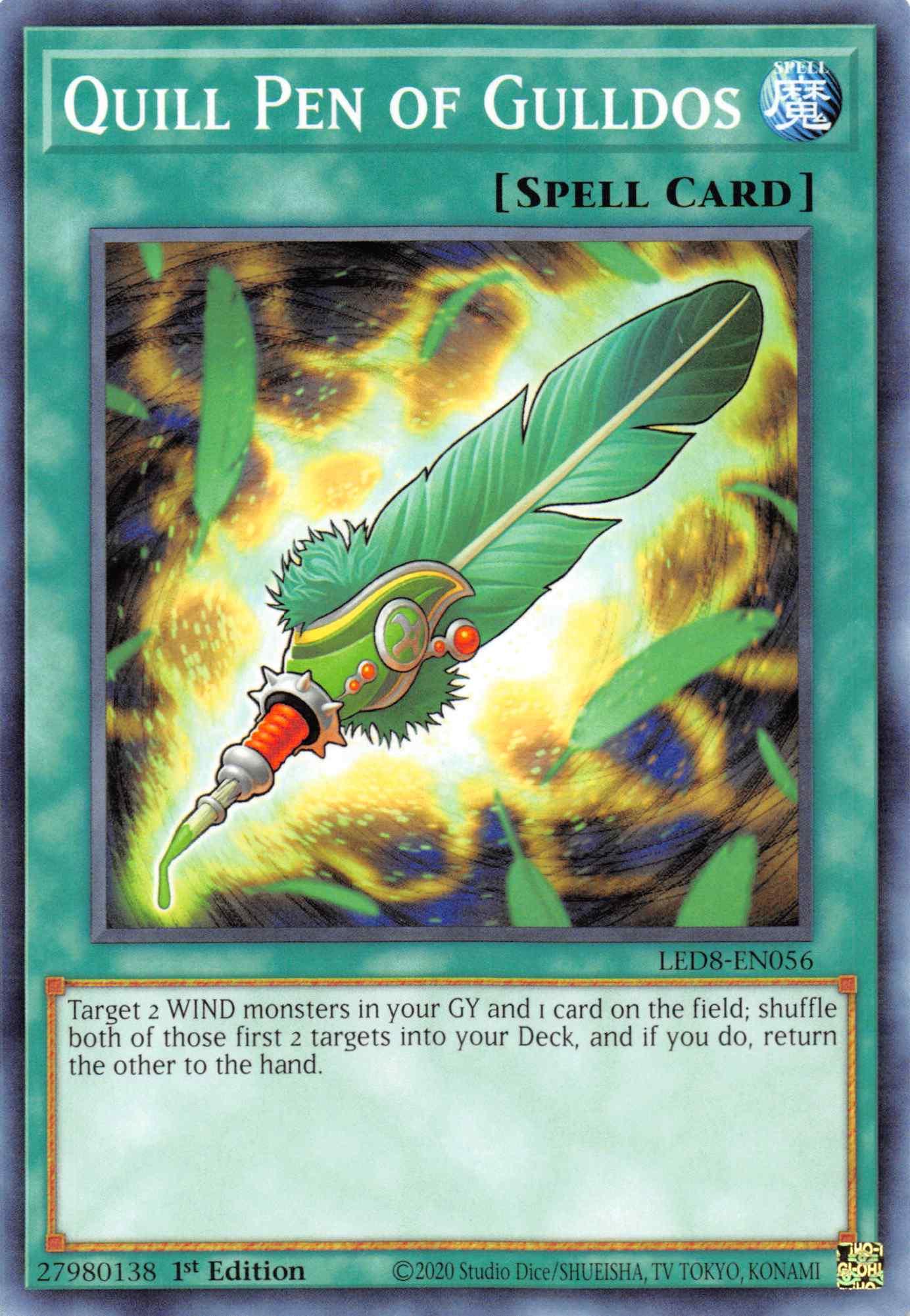 Quill Pen of Gulldos [LED8-EN056] Common - Josh's Cards